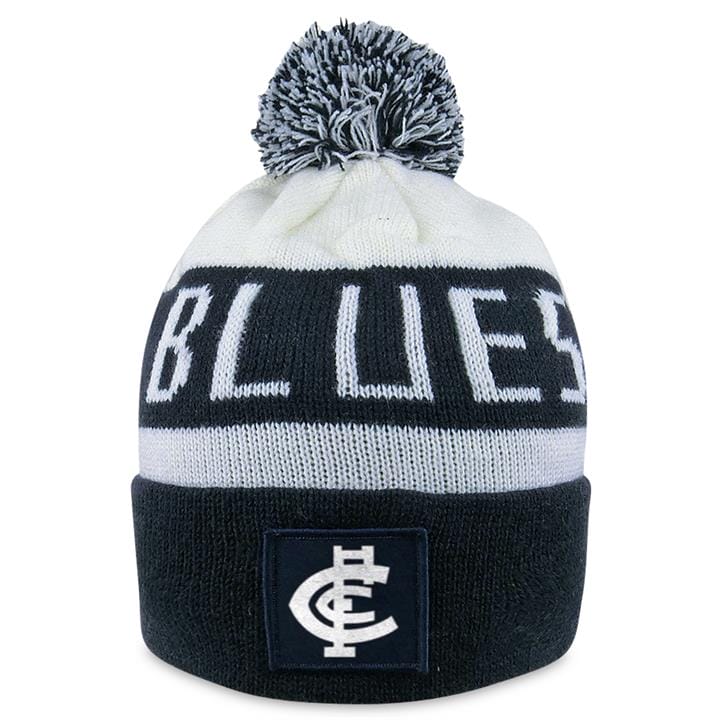 OJAM - Pivot - Burley Sekem Afl Carlton Blues Bar Beanie  Size OS Unisex