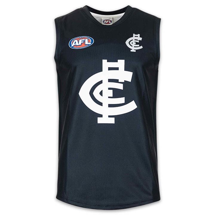 OJAM - Pivot - Burley Sekem Afl Carlton Blues Short Sleeve Replica Guernsey  Size 4 Unisex
