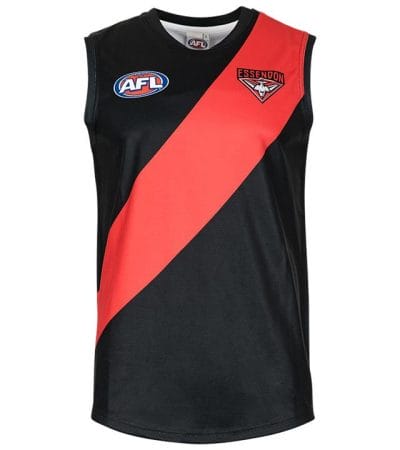 OJAM - Pivot - Burley Sekem Afl Essendon Bombers Short Sleeve Replica Guernsey  Size S Mens