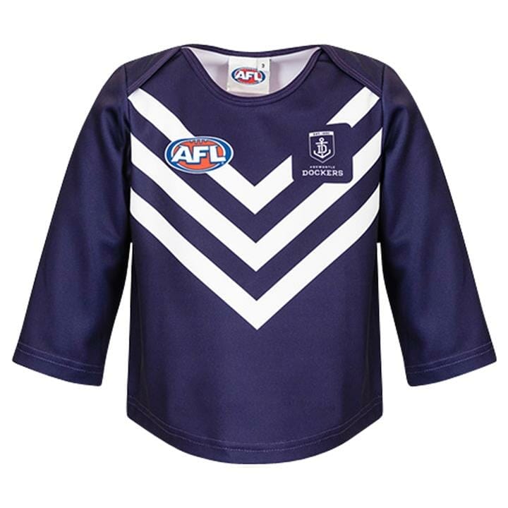 OJAM - Pivot - Burley Sekem Afl Fremantle Dockers Long Sleeve Replica Guernsey  Size 0 Unisex