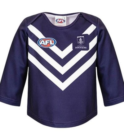OJAM - Pivot - Burley Sekem Afl Fremantle Dockers Long Sleeve Replica Guernsey Size 0 Unisex