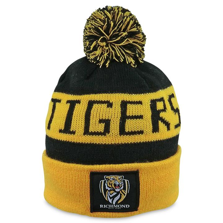 OJAM - Pivot - Burley Sekem Afl Richmond Tigers Bar Beanie  Size OS Unisex
