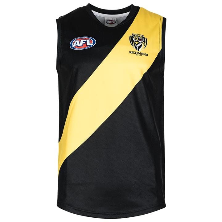 OJAM - Pivot - Burley Sekem Afl Richmond Tigers Short Sleeve Replica Guernsey  Size S Mens
