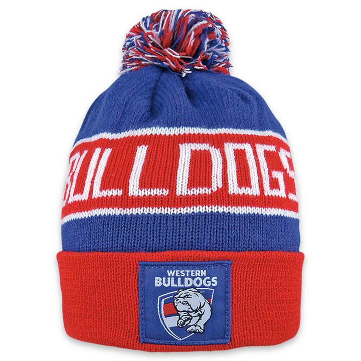 OJAM - Pivot - Burley Sekem Afl Western Bulldogs Bar Beanie  Size OS Unisex