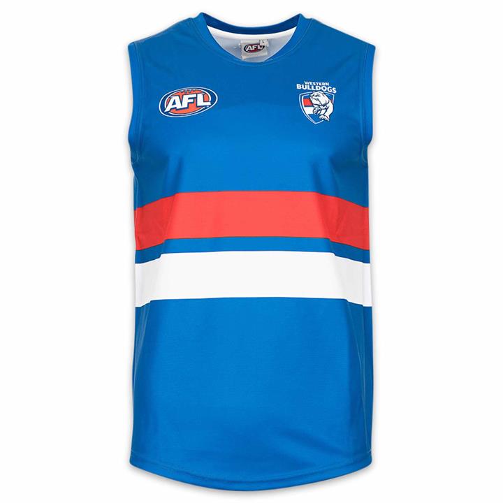 OJAM - Pivot - Burley Sekem Afl Western Bulldogs Guernsey  Size 4 Kids