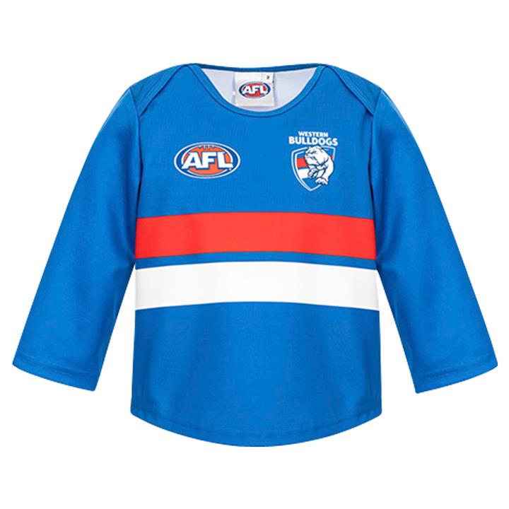 OJAM - Pivot - Burley Sekem Afl Western Bulldogs Long Sleeve Replica Guernsey  Size 0 Toddler