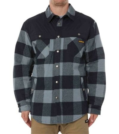 OJAM - Pivot - Caterpillar Block Insulated Shirt Jacket Size XS Mens