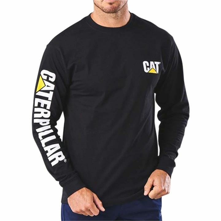 OJAM - Pivot - Caterpillar Trademark Banner Longsleeve  Size XS Mens