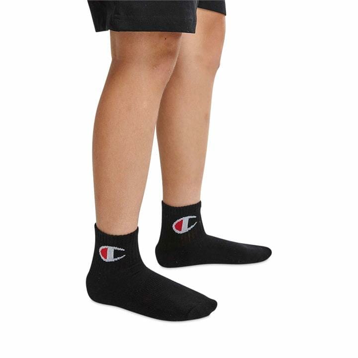 OJAM - Pivot - Champion C-Logo Quarter Crew Socks 3 Pack  Size S Unisex