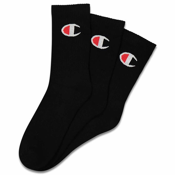 OJAM - Pivot - Champion Logo Crew Socks 3 Pack  Size 6-10 Mens