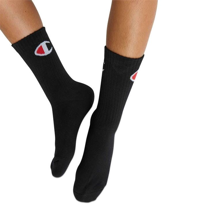OJAM - Pivot - Champion Logo Cush Crew Sock 3 Pack  Size 9-12 Kids