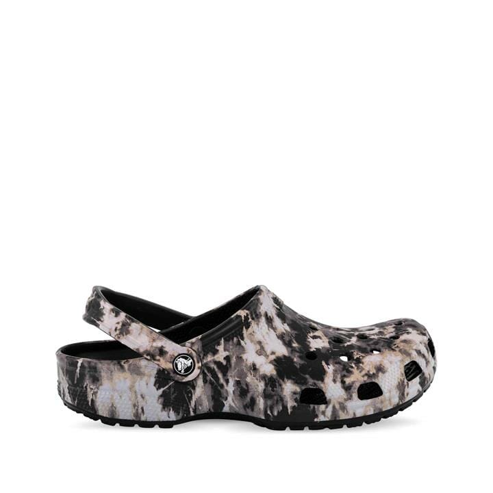 OJAM - Pivot - Crocs Classic Bleach Dye Clog  Size 4 Unisex OJAM - Pivot - Crocs Classic Bleach Dye Clog  Size 4 Unisex