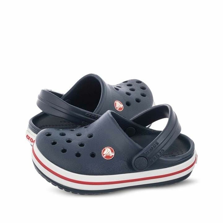 OJAM - Pivot - Crocs Crocband Clog T Navy/Red  Size 4 Unisex