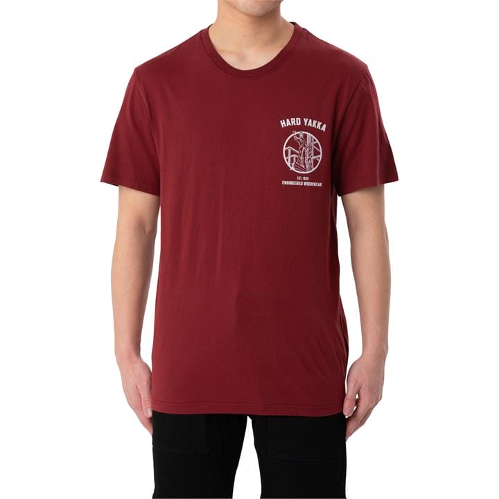 OJAM - Pivot - Hard Yakka Heritage Print Tee  Size S Unisex