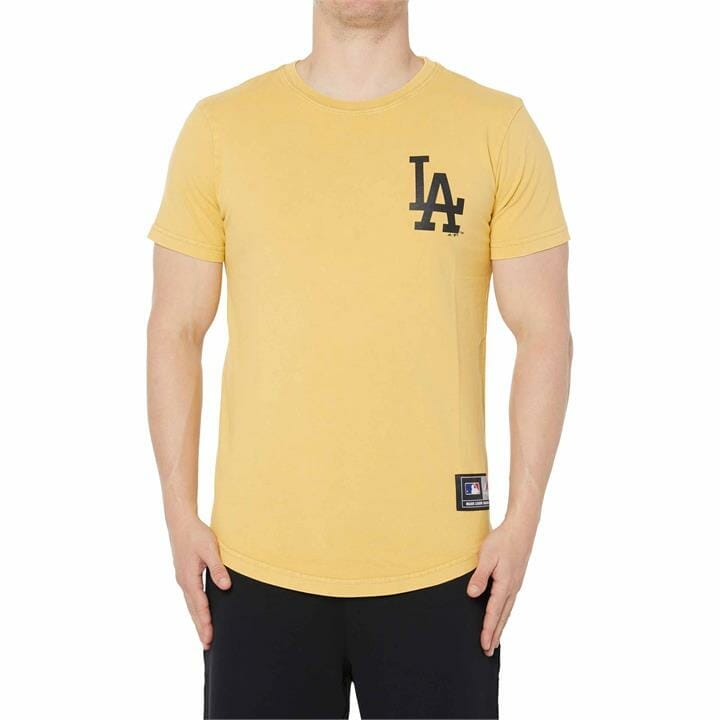 OJAM - Pivot - Majestic Kurent Scoop Hem Tee Dodgers  Size S Mens