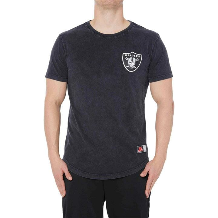 OJAM - Pivot - Majestic Kurent Scoop Hem Tee Raiders  Size S Mens