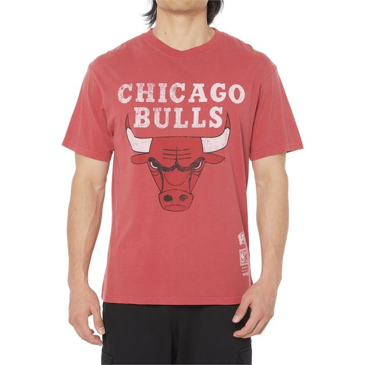 OJAM - Pivot - Mitchell & Ness Chicago Bulls Vintage Big Logo Tee  Size S Mens