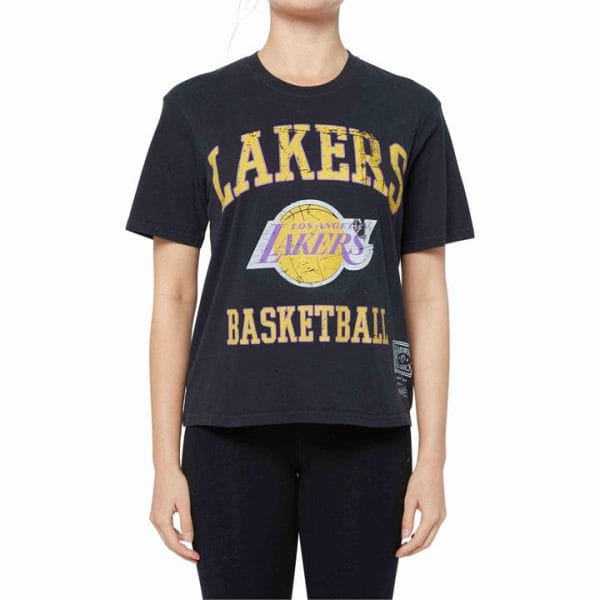 OJAM - Pivot - Mitchell & Ness Los Angeles Lakers Locker Room Logo Tee  Size XS Mens