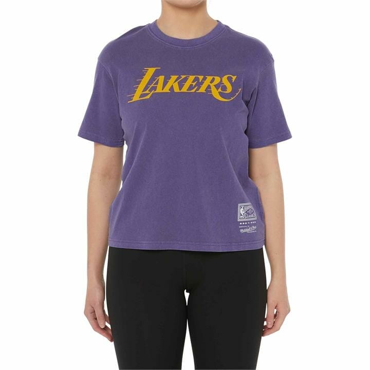 OJAM - Pivot - Mitchell & Ness Los Angeles Lakers Vintage Wc T-Shirt  Size XS Womens
