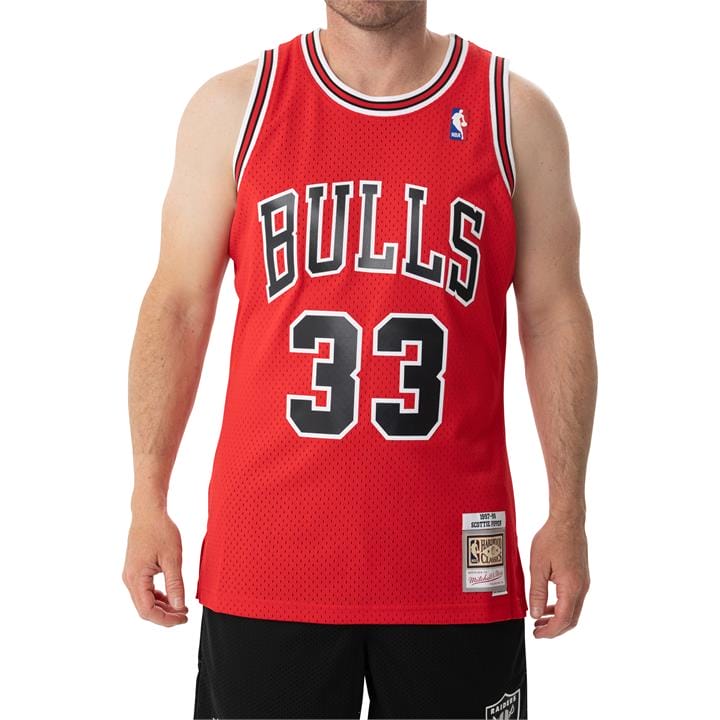 OJAM - Pivot - Mitchell & Ness Nba Chicago Bulls Pippen Jersey  Size S Mens