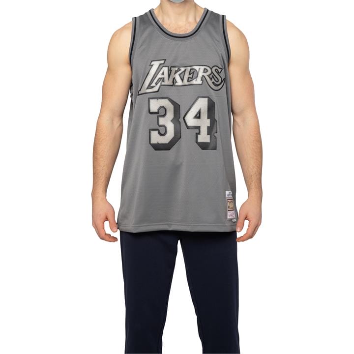OJAM - Pivot - Mitchell & Ness Nba Shaquille O'Neal 1996-97 L.A Lakers Metal Works Swingman Jersey  Size S Mens
