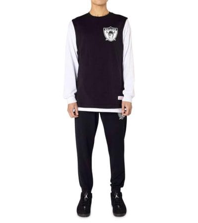 OJAM - Pivot - Mitchell & Ness Oakland Raiders Retro Repeat Muscle Tank Size S Mens