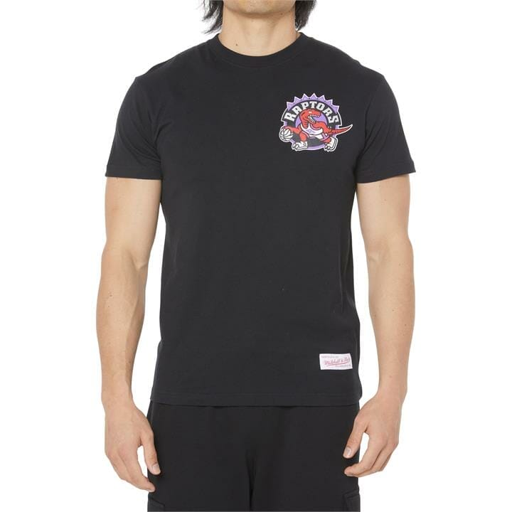 OJAM - Pivot - Mitchell & Ness Retro Repeat Tee Raptors  Size S Mens