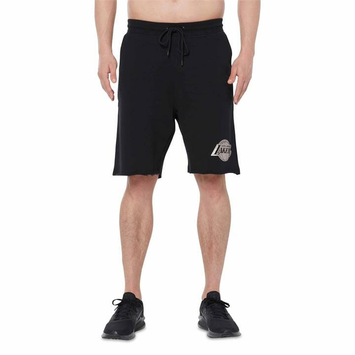 OJAM - Pivot - Mitchell & Ness Silver Logo Fleece Short Lkrs  Size S Mens