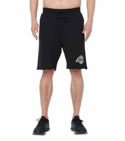 OJAM - Pivot - Mitchell & Ness Silver Logo Fleece Short Lkrs  Size S Mens