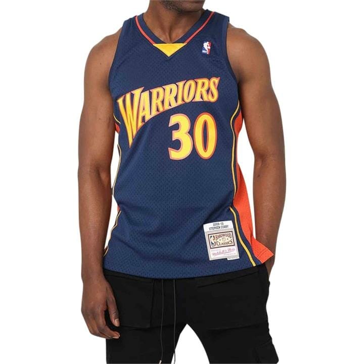 OJAM - Pivot - Mitchell & Ness Swingman Jersey Golden State Warriors Stephen Curry Home 09/10  Size S Mens