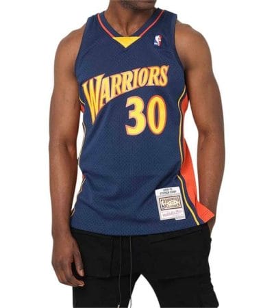OJAM - Pivot - Mitchell & Ness Swingman Jersey Golden State Warriors Stephen Curry Home 09/10  Size S Mens