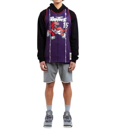 OJAM - Pivot - Mitchell & Ness Vince Carter 1998-99 Toronto Raptors Road Swingman Jersey Size S Mens