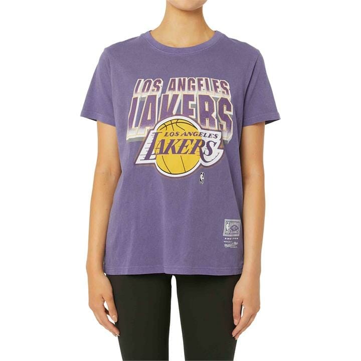 OJAM - Pivot - Mitchell & Ness Vintage 90'S Block Blur La Lakers T-Shirt  Size XS Womens