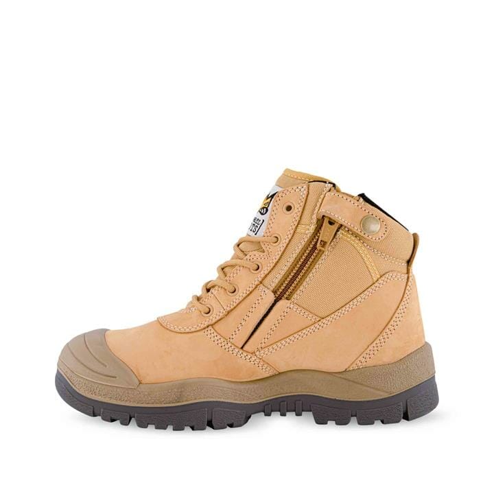 OJAM - Pivot - Mongrel Zipsider Boot With Scuff Cap  Size 5 Mens