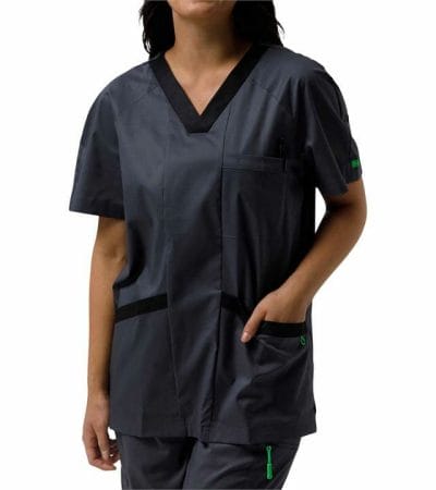 OJAM - Pivot - Nnt Uniforms Koller V-Neck Scrub Top  Size S Unisex