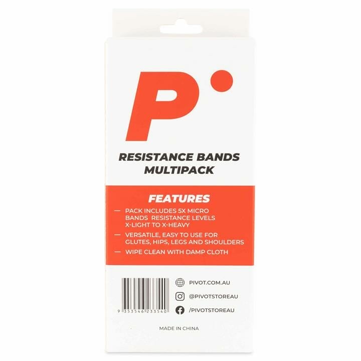 OJAM - Pivot - Pivot Accessories Resistance Bands Multipack - Rubber 5 Pack  Size OS Unisex