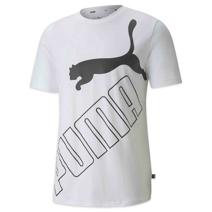 OJAM - Pivot - Puma Big Logo Tee Wht  Size S Mens