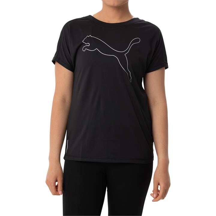 OJAM - Pivot - Puma Box  Tee Wht  Size XS Womens