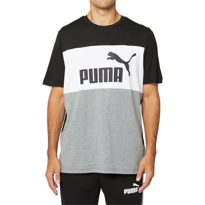OJAM - Pivot - Puma Essentials+ Colour-Blocked Tee  Size S Mens