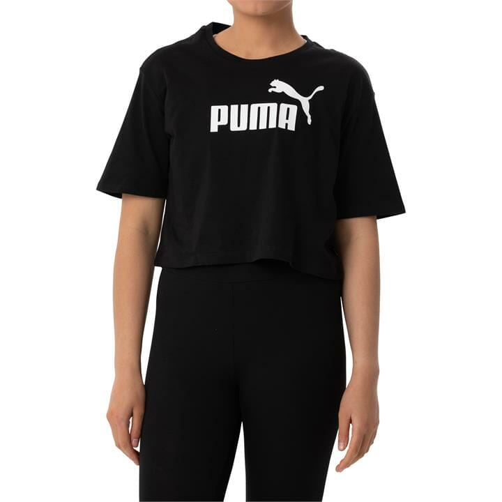 OJAM - Pivot - Puma Essentials+ Cropped Logo Tee  Size XS Womens