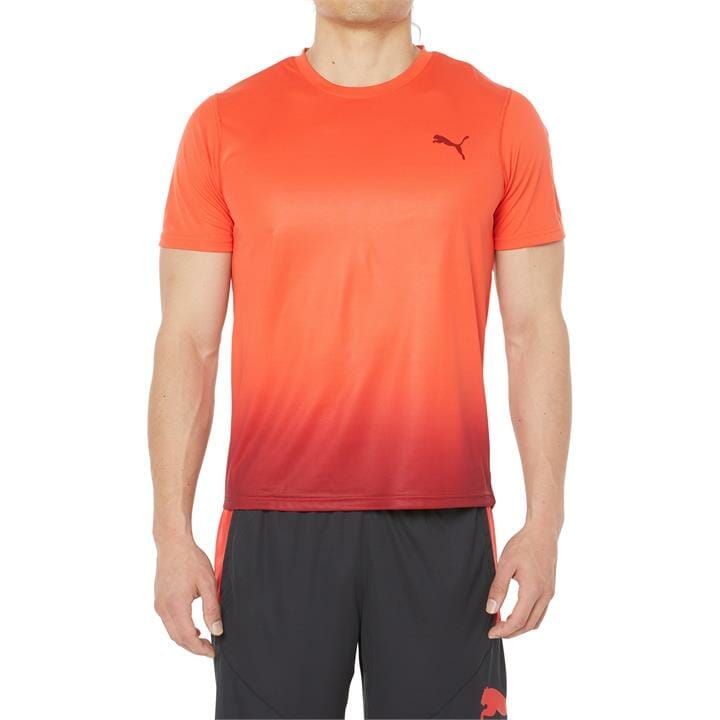 OJAM - Pivot - Puma Fade Printed Training Tee  Size S Mens