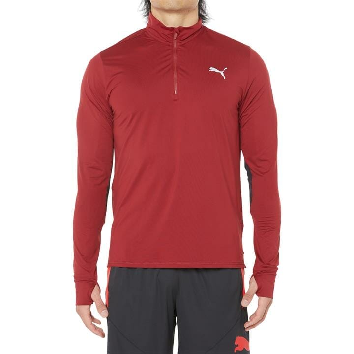 OJAM - Pivot - Puma Favourite Quarter-Zip Running Tee  Size S Mens