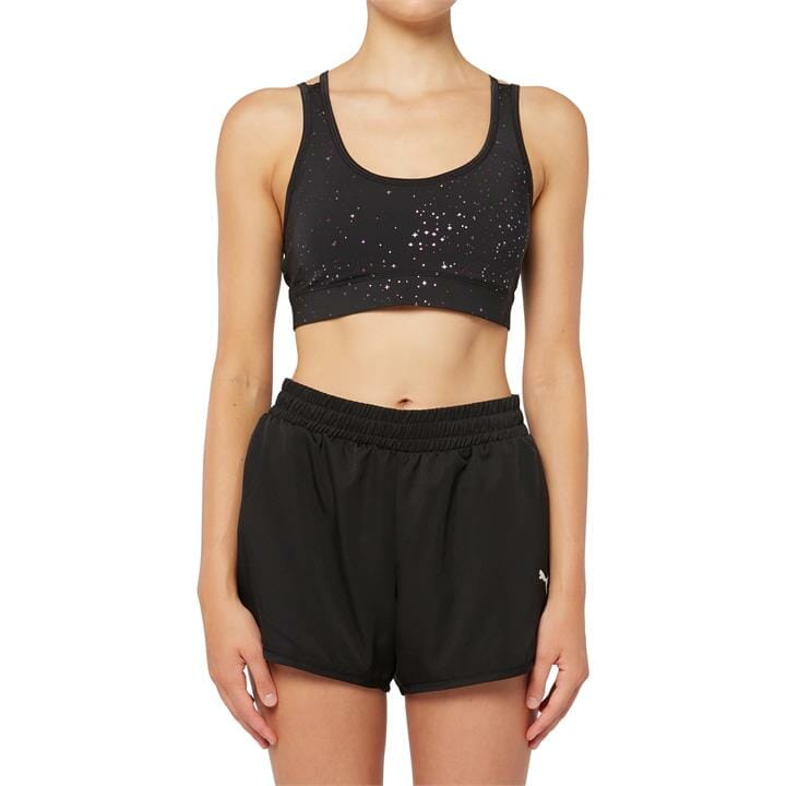 OJAM - Pivot - Puma Mid Impact Printed Training Bra  Size XS Womens