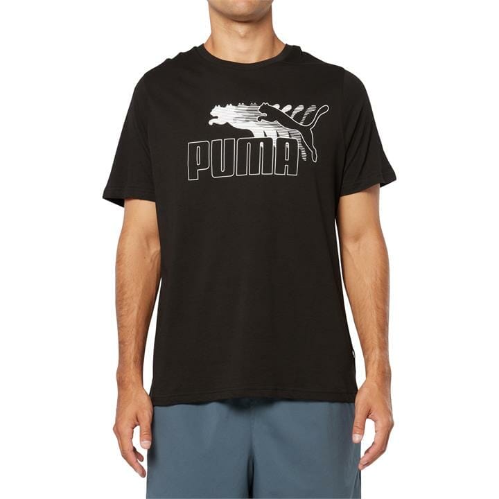 OJAM - Pivot - Puma No. 1 Logo Graphic T-Shirt  Size S Mens