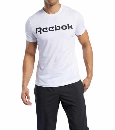 OJAM - Pivot - Reebok Graphic Series Linear Logo Tee Size XS Mens