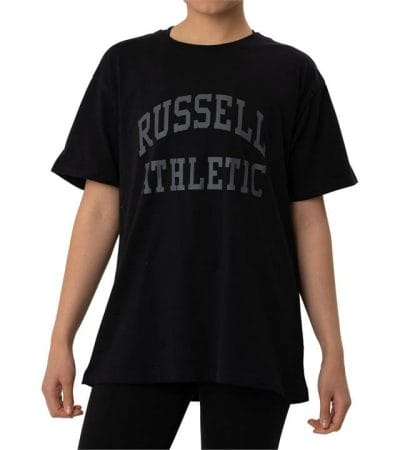 OJAM - Pivot - Russell Athletic Arch Logo Boyfriend Tee Size 8 Womens