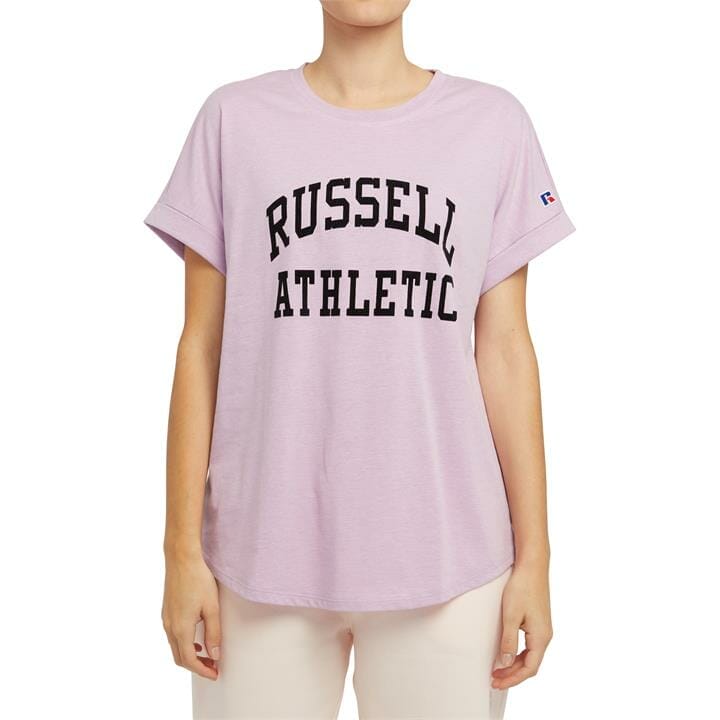 OJAM - Pivot - Russell Athletic Arch Logo Tee  Size 8 Womens