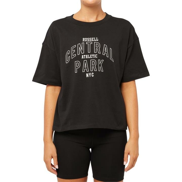 OJAM - Pivot - Russell Athletic Central Park Dropped Shoulder Tee  Size 8 Womens