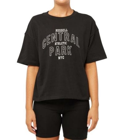 OJAM - Pivot - Russell Athletic Central Park Dropped Shoulder Tee  Size 8 Womens