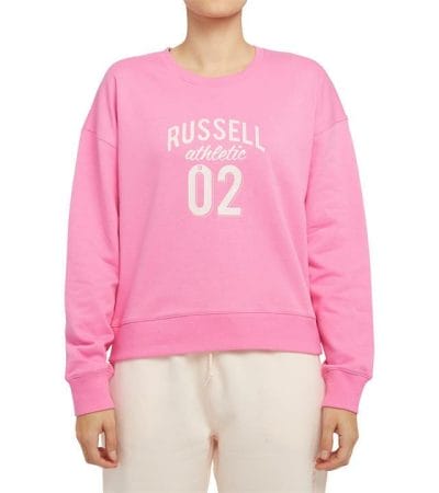 OJAM - Pivot - Russell Athletic Dropped Shoulder Cropped Sweatshirt  Size 8 Womens